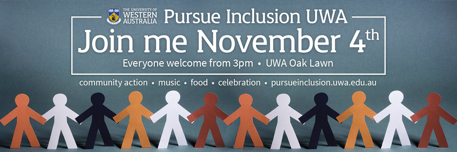 Pursue inclusion UWA social media cover image